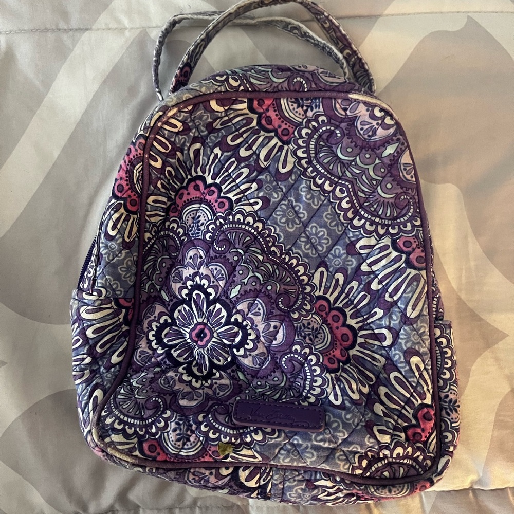 Purple Patterned Women's Bag